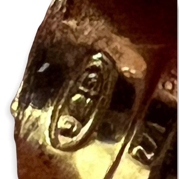 GOLD over 925 silver and glass pendant. - Picture 3 of 3